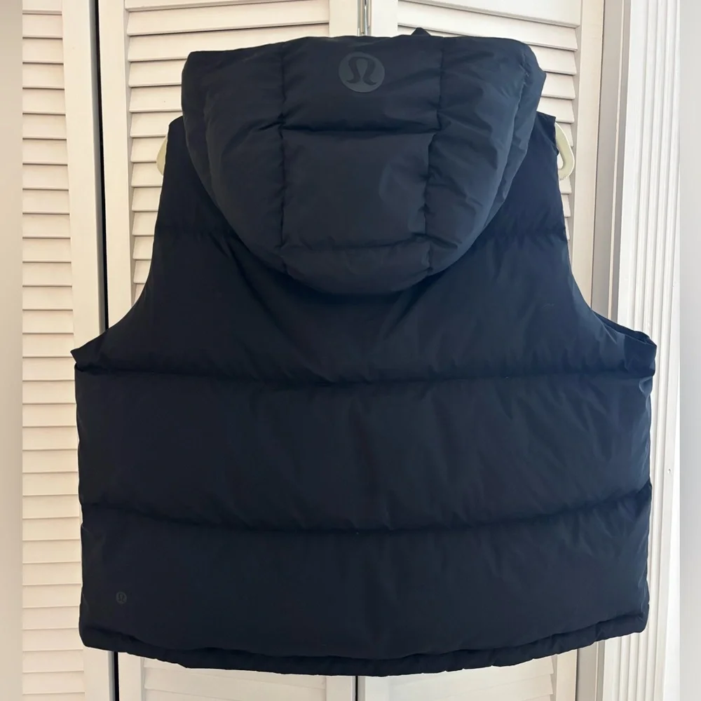 Lululemon Wunder Puff Cropped Vest / Size 12 / Black - Picture 2 of 4